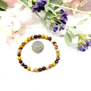 Mookaite Jasper Round Bead Bracelet