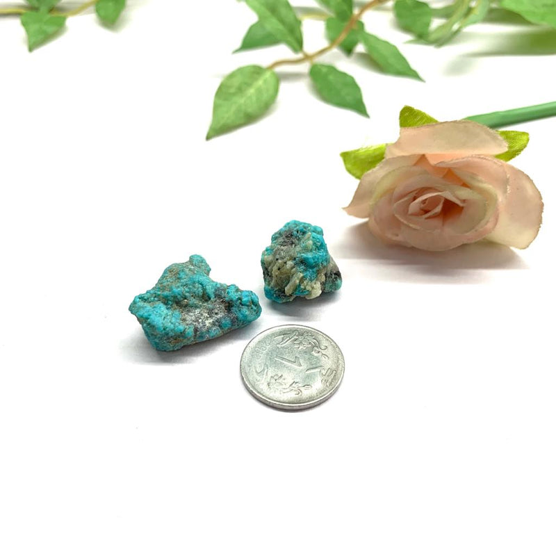 Turquoise Rough Nuggets from Morenci (Healing)