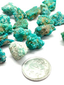 Turquoise Rough Nuggets from Morenci (Healing)
