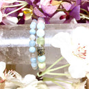 Morganite Round Bead Bracelet