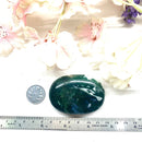 Moss Agate Palmstone (Abundance & Balance)
