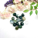 Moss Agate Tumbled Stone (Prosperity)
