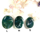Moss Agate Palmstone (Abundance & Balance)