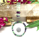 Flat Beads Faceted Bracelets in Healing Crystals