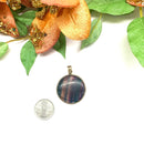 Multi Fluorite Pendant in Silver (Concentration & Clarity)