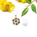 Multi Tourmaline Pendants in Silver