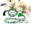 Multi Fluorite Round Beads  Jaap Mala /Necklace (Focus )