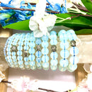 Opalite Round Bead Bracelet (Enhance psychic abilities)