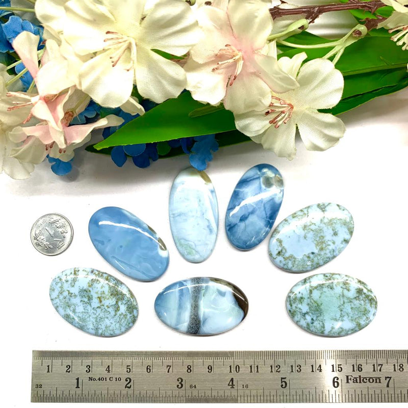 Owyhee Blue Opal Cabochon (Releasing Fears and Inhibitions)