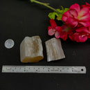 Peach Selenite Rough