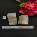 Peach Selenite Rough