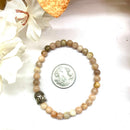 Peach Moonstone Bracelet