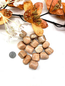 Peach Moonstone Tumble (Feminine Energy and Love)