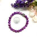 Phosphosiderite Round Bead Bracelet