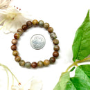 Picasso Jasper 8mm Round Bead Bracelet
