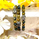 Pietersite Round Bead Bracelet