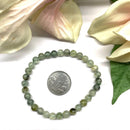 Prehnite Round Bead Bracelet (Release & Letting Go)