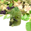 Prehnite Towers Free form with Point & 2 Sides Polished