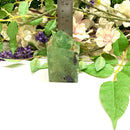 Prehnite Towers Free form with Point & 2 Sides Polished