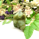 Prehnite Towers Free form with Point & 2 Sides Polished