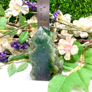 Prehnite Towers Free form with Point & 2 Sides Polished