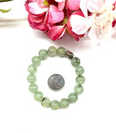 Prehnite Round Bead Bracelet (Release & Letting Go)