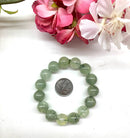 Prehnite Round Bead Bracelet (Release & Letting Go)