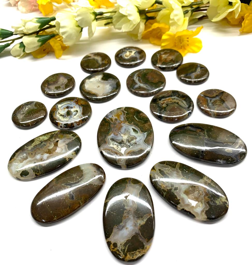 Priday Ranch Buy Priday Ranch Agate Cabochon online at Talk to Crystals