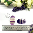 Purple Banded Fluorite Cabochon (Clear Mental Fog)