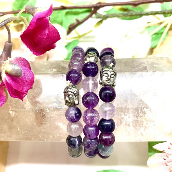 Purple Fluorite Bracelet (Clarity)