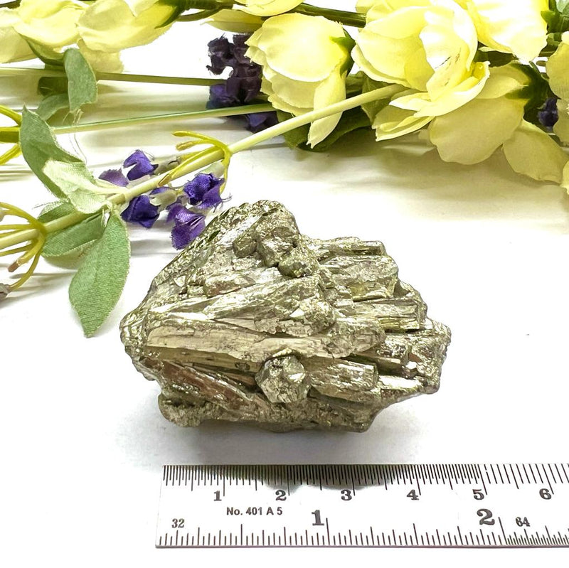 Elestial Pyrite Mineral Specimen (Rare Formation)