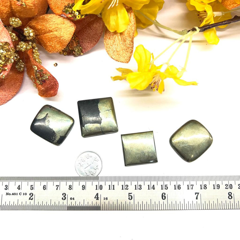Pyrite Cabochon (Attract Name, Fame and Wealth)