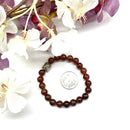 Strawberry Quartz 8mm Round Bead Bracelet