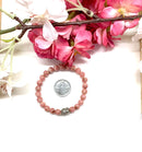 Rhodochrosite AAA Round Bead Bracelet (for Unconditional Self Love)
