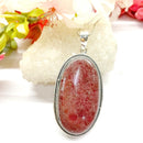 Rhodonite Premium Collection Pendants in Silver (Love and Compassion)