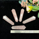 Double Terminated Rose Quartz Pointers/ Connectors