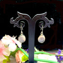 Rose Quartz Earrings in Silver (Love)