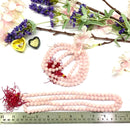 Rose Quartz Round  Bead Jaap Mala (Attract Love)