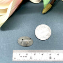 Black Rutilated Quartz Cabochon