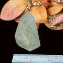 Golden and Green Rutile Quartz Free Forms (Transition)