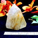 Golden and Green Rutile Quartz Free Forms (Transition)