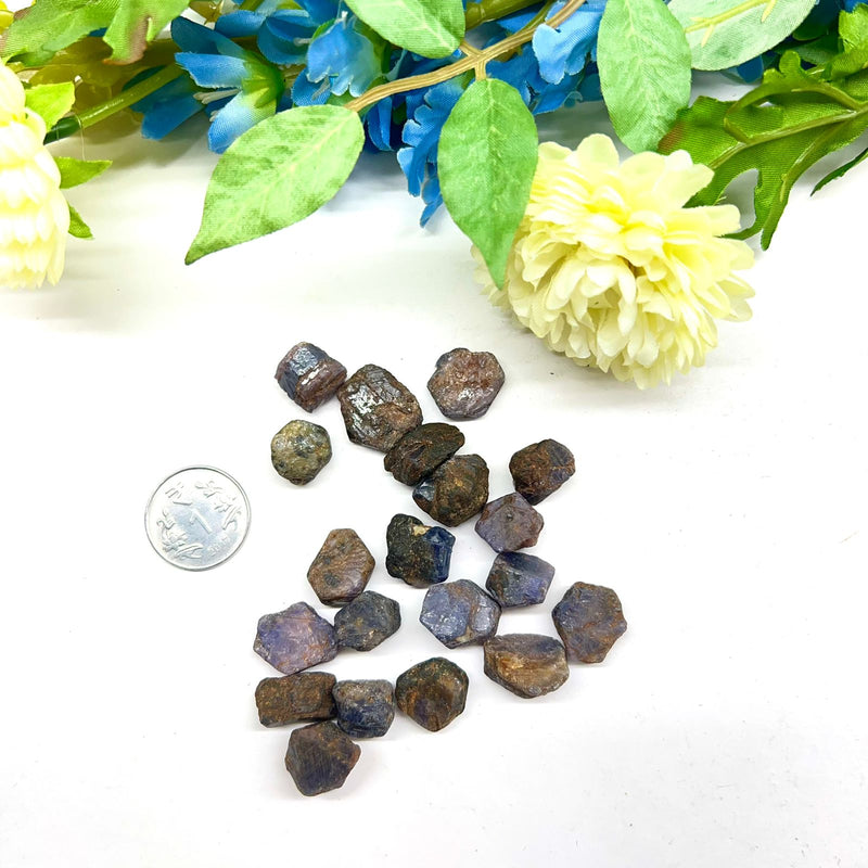 Blue Sapphire Rough (Discipline & Healing)