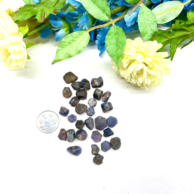 Blue Sapphire Rough (Discipline & Healing)