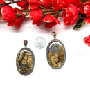 Schalenblende Pendants in Silver (Manifestation & Decision Making)