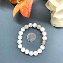 Selenite Round Bead Bracelet (Aura Cleansing)