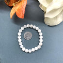 Selenite Round Bead Bracelet (Aura Cleansing)