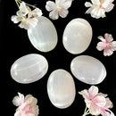 Selenite Palmstone (Angelic Protection)