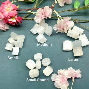 White Selenite Tumble ( Aura Cleansing )