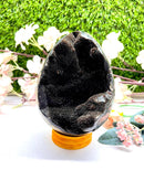 Large Septarian Eggs with Black Calcite (Manage Change)