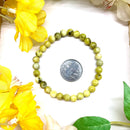 Serpentine Round Bead Bracelet (Raise Kundalini Energy)